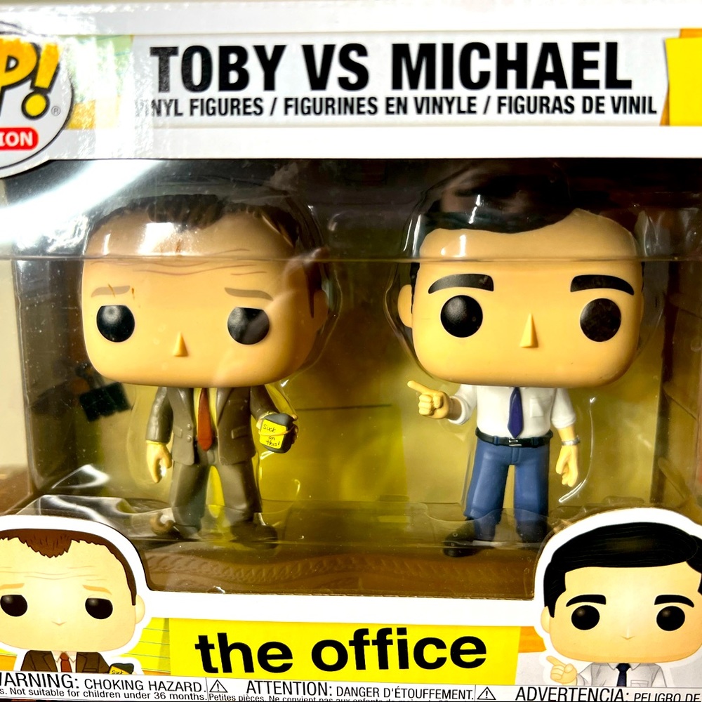 Funky Pop Collectible Figurines/ The Office’s Michael Scott and Toby